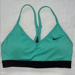 Mint green Nike Indy sports bra size xs